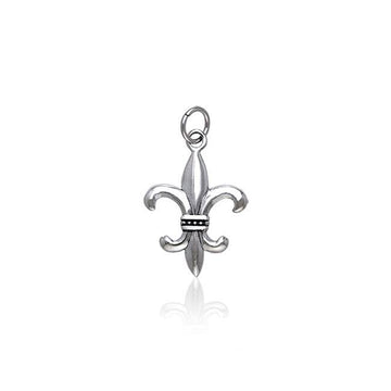 Fleur De Lis Silver Charm TCM032 - Jewelry